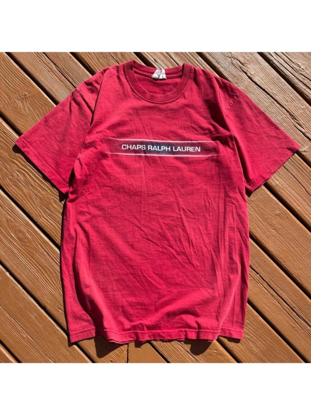 Vintage Red Ralph Lauren Chaps tee